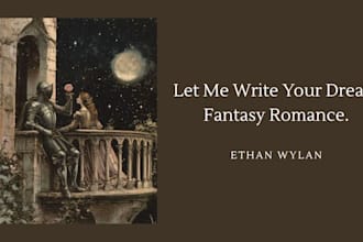 ghostwrite your next fantasy novel