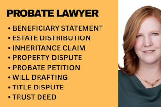 provide probate, property disputes, trusts, wills, and inheritance case support