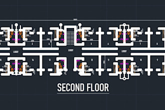 create professional cad drawings for piping, plumbing layouts and floor plans