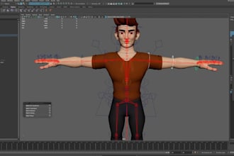 3d character modeling rig fix sculpt and blendshapes in blender maya c4d zbrush