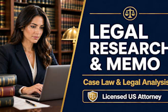 write a case memorandum or legal memo in depth legal research as a US attorney