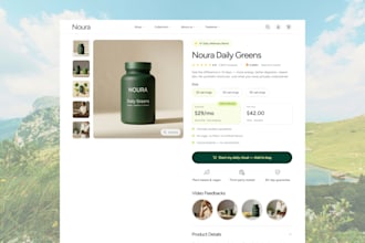 design a high converting ecommerce website UI UX in figma