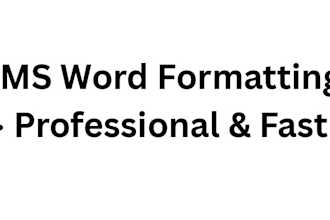 format your word document professionally