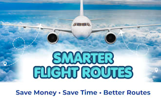 find smarter flight routes including optimised connections easier travel plans