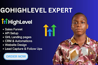 build gohighlevel website, ghl automation, ghl sales funnel, landing page