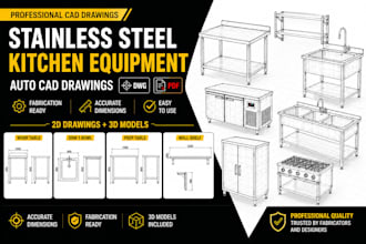 design stainless steel kitchen equipment
