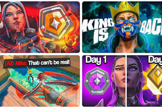 custom valorant 3d thumbnail to gain more ctr