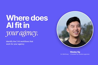 identify 3 ai workflows that fit your agency