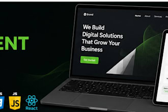design and develop modern responsive websites