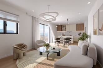 create realistic 3d interior render