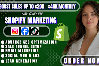 shopify marketing boost shopify sales promote shopify store, shopify ads