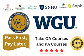 do wgu degree program courses and class