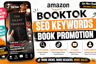 amazon booktok SEO keywords book promotion ai videos ai ugc