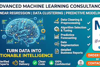 develop linear regression and clustering models