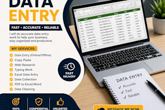 be your virtual assistance for data entry and web search