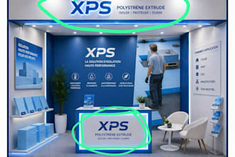 design premium exhibition booth design for trade shows stand