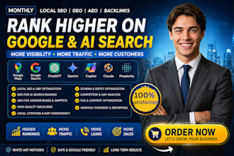 do monthly local SEO GEO aeo backlinks for ai search rankings