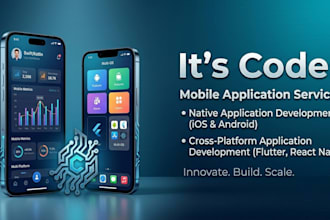 develop cross platform apps in flutter and react native