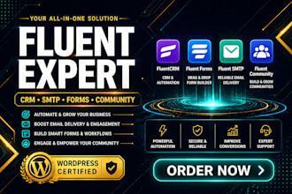 be your fluent forms, fluent SMTP, fluent community, and fluent CRM expert