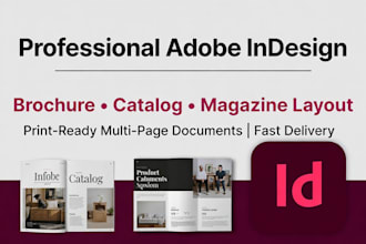 create ebook and magazine, newsletter, PDF and catalog in adobe indesign