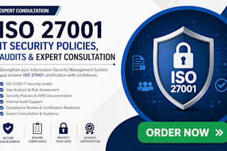 deliver iso 27001 IT security audits, policies and expert consultation
