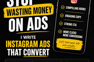 write high converting instagram ad copy that drives sales