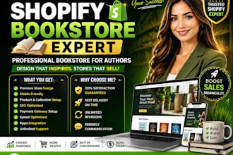 build and customize a professional bookstore for authors to boost sales