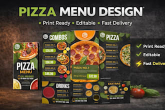 do restaurant menu, digital menu flyer, trifold brochure,TV menu