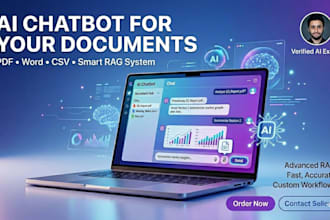 build ai rag system and intelligent document chatbot using python