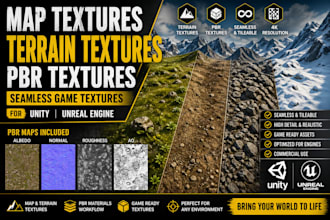 create map textures terrain textures pbr textures seamless game textures