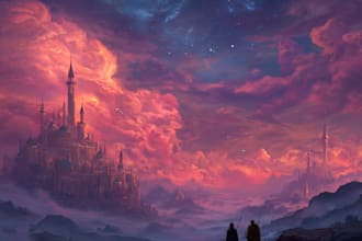 design fantasy book cover or ebook cover