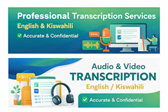 provide fast and accurate eng kis transcription services