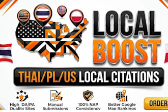 poland thailand and USA local citations to boost local SEO