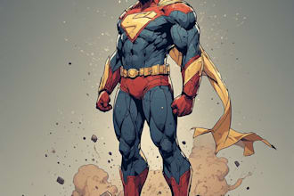 draw and design your superhero character