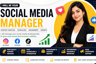 your social media manager for content creation and marketing