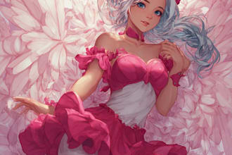 draw beautiful anime art illustration