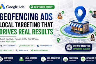 set up geofencing local location audience targeting google ads campaign