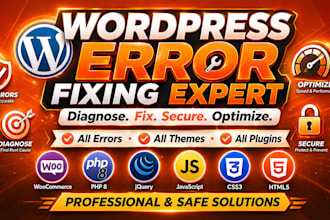 fix wordpress issues, plugin conflicts, broken website fast