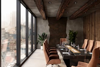 create photorealistic 3d renderings for commercial interiors