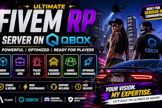create you the ultimate fivem rp server on qbox