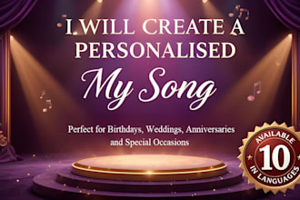 create a custom personalised song for you