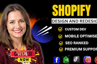 shopify store, shopify website, shopify dropshipping store