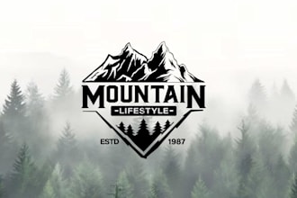 design a professional adventure logo for travel outdoor and exploration brands