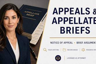 draft your notice of appeal or a compelling appellate brief argument