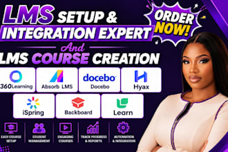 setup 360learning absorb lms docebo hyax ispring backboard learn course creation