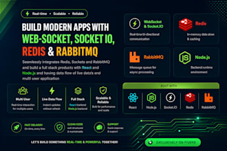 build web apps solutions with websocket socket io redis and react node js