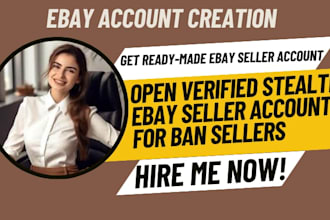 create ebay store open ebay account high limit ebay seller account