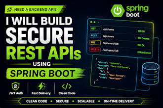 build secure rest apis using spring boot