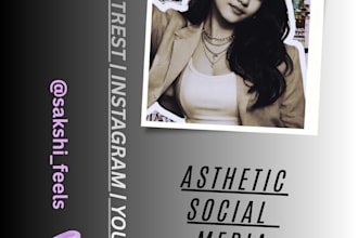 create aesthetic social media posts with emotional captions and quotes
