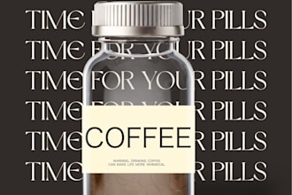 create highly detailed and professional cafe posters